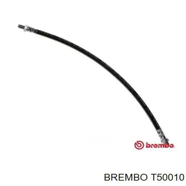 T50010 Brembo шланг тормозной передний