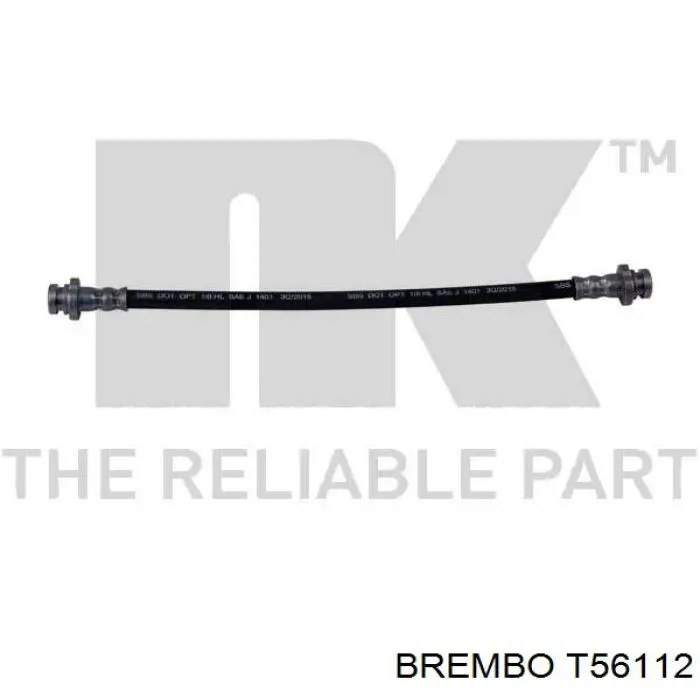 Задний тормозной шланг T56112 Brembo