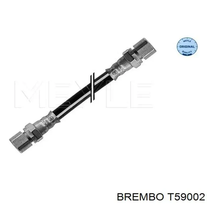 T59002 Brembo шланг тормозной задний