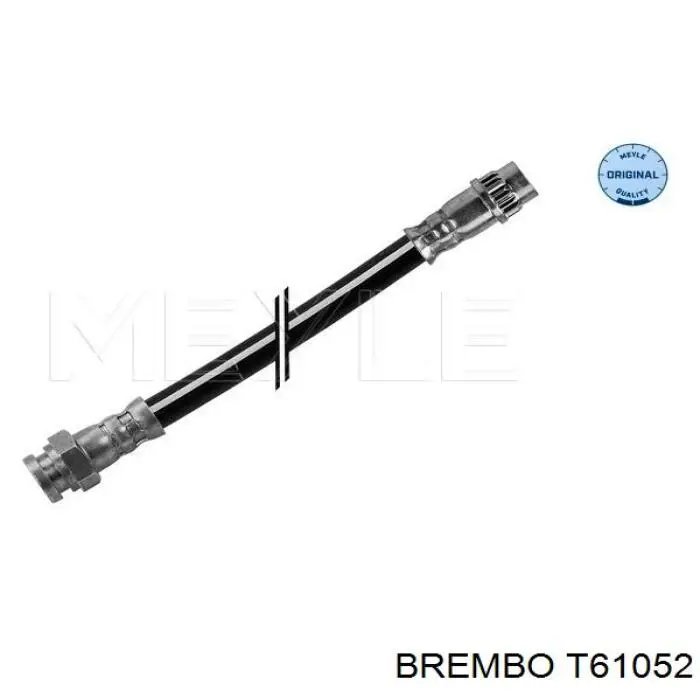 T61052 Brembo шланг тормозной задний
