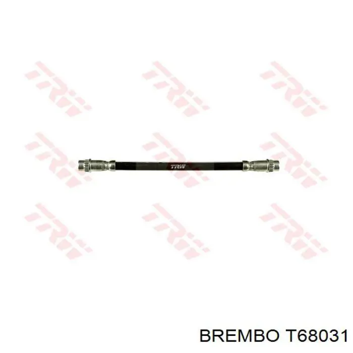 T68031 Brembo шланг тормозной задний