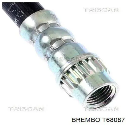 Tubo flexible de frenos trasero T68087 Brembo