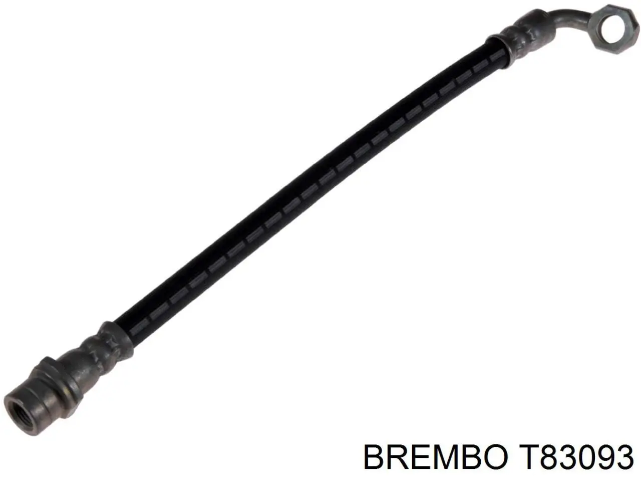 T83093 Brembo шланг тормозной задний правый