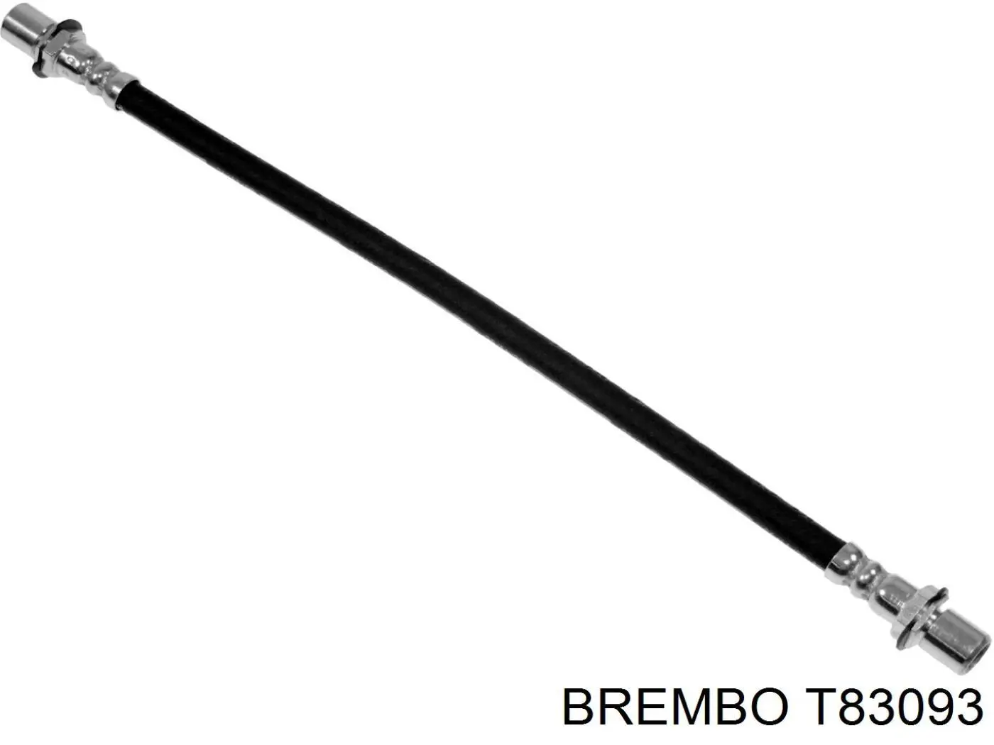 Tubo flexible de frenos trasero derecho T83093 Brembo