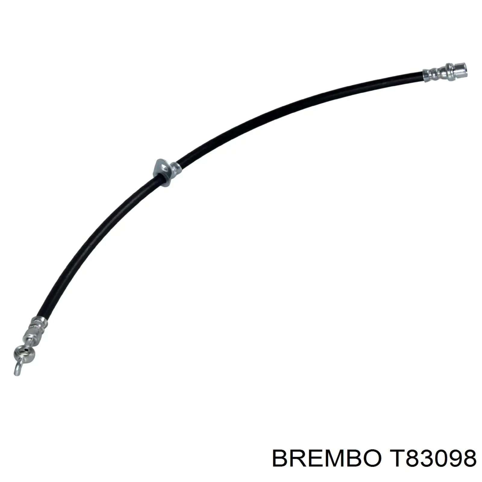 T83098 Brembo шланг тормозной задний правый