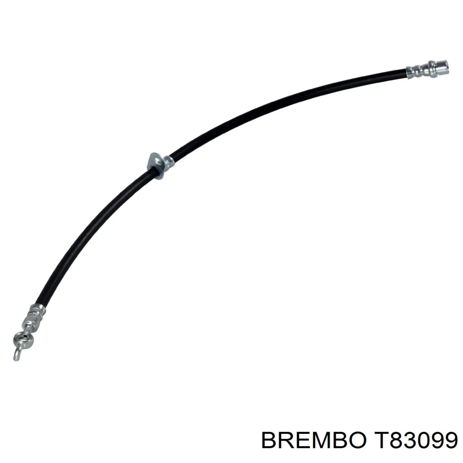 Шланг тормозной передний левый T83099 Brembo