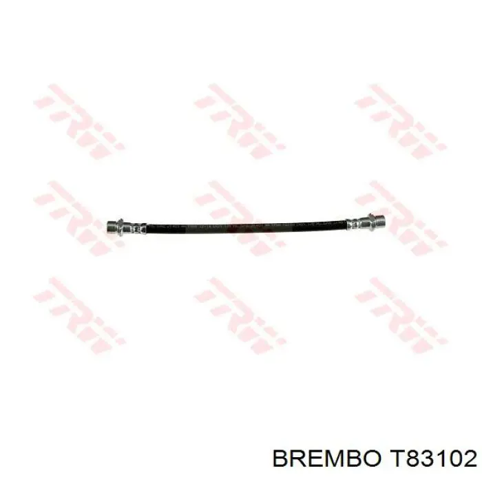 T83102 Brembo шланг тормозной передний