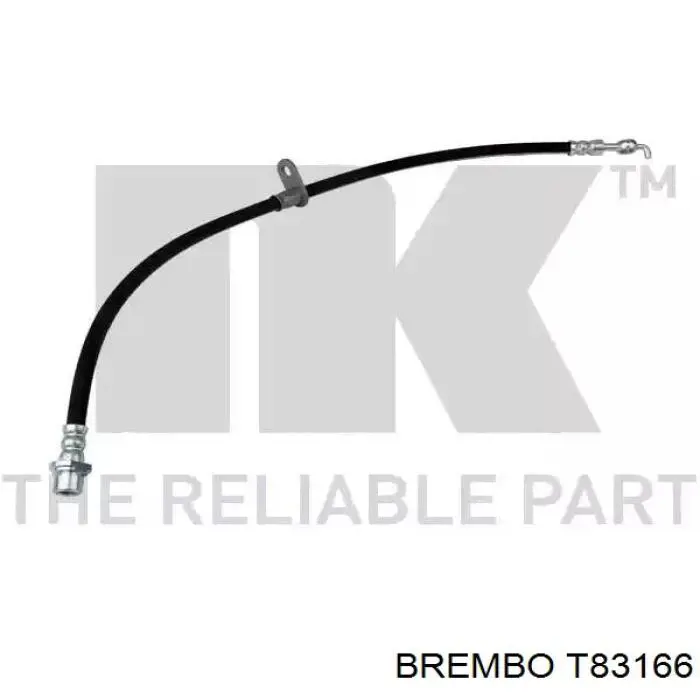 Задний тормозной шланг T83166 Brembo