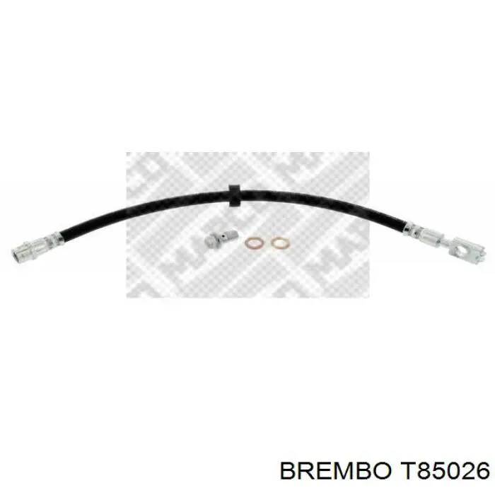 Купить T85026 Brembo Шланг тормозной передний