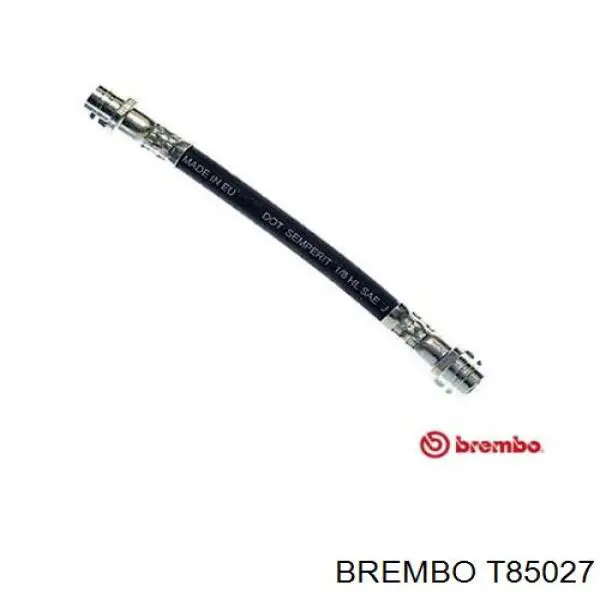 T85027 Brembo шланг тормозной задний