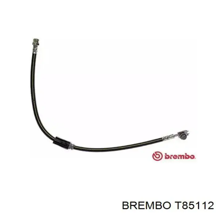 T85112 Brembo шланг тормозной передний