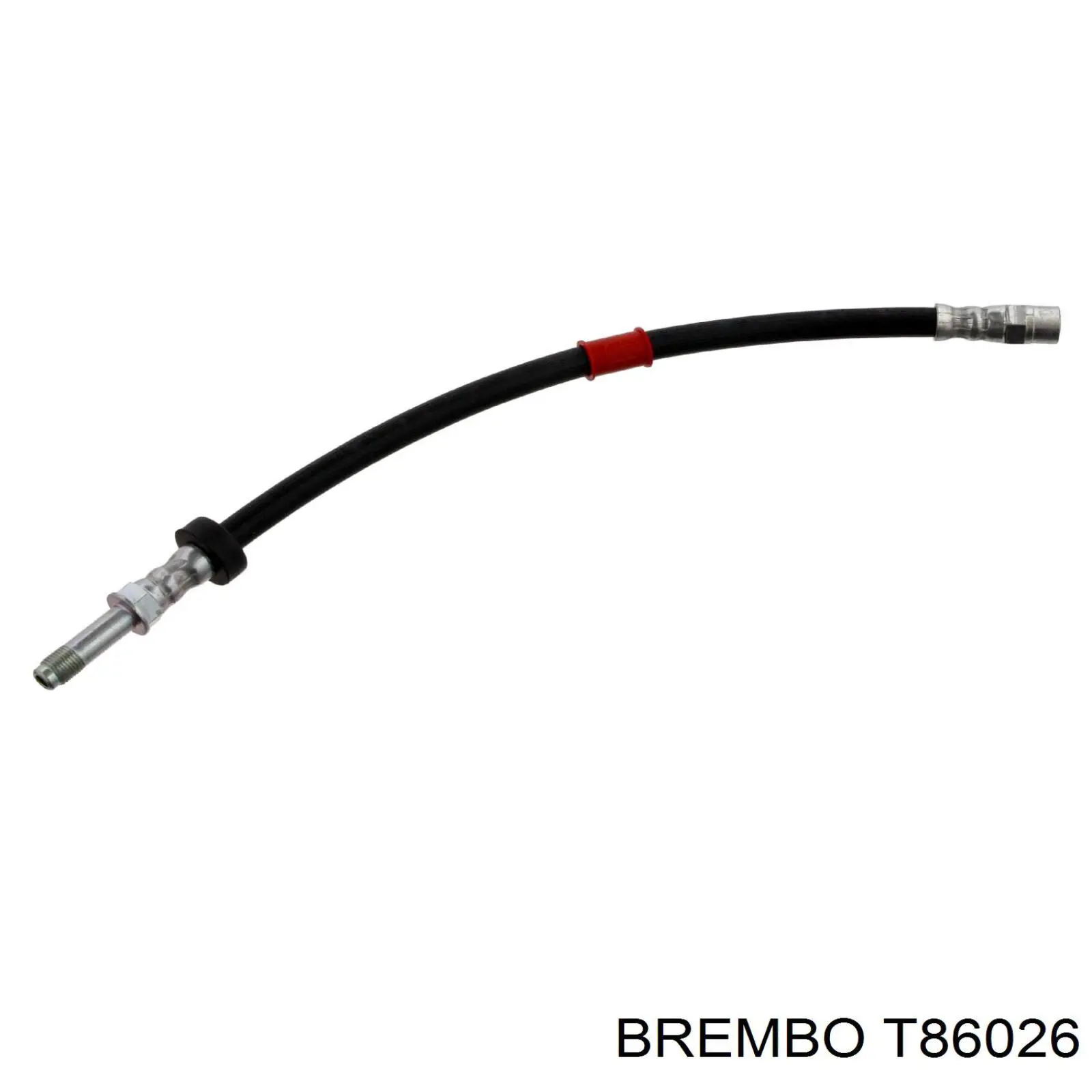 Шланг тормозной передний Brembo T86026