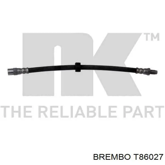Tubo flexible de frenos trasero T86027 Brembo