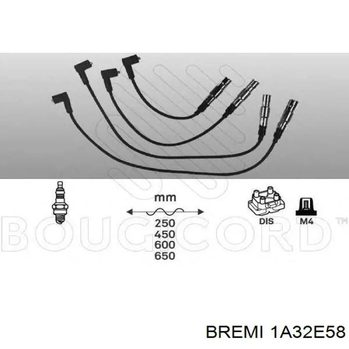 Провода зажигания Bremi 1A32E58 цена, от 25.34 USD