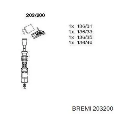 203200 Bremi Провода высоковольтные