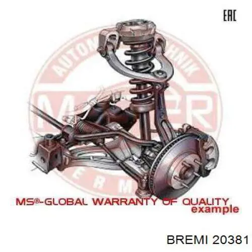Катушка зажигания 20381 Bremi