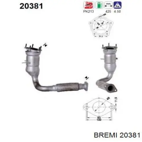 20381 Bremi Катушка зажигания