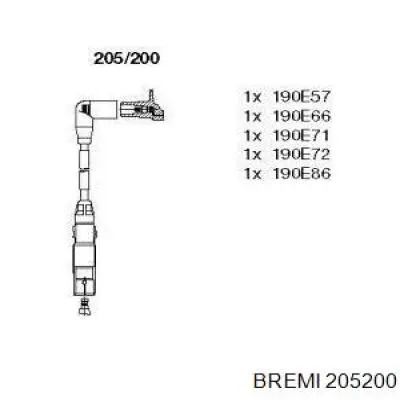 205200 Bremi высоковольтные провода