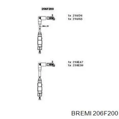 Купить 206F200 Bremi Провода высокого напряжения