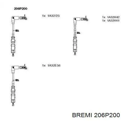 Высоковольтные провода 206P200 Bremi