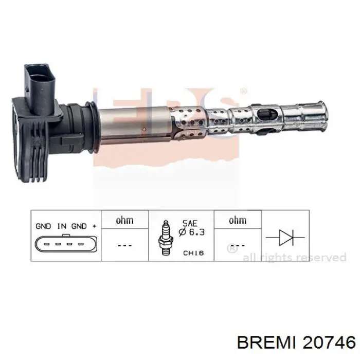 Модуль зажигания Bremi 20746 цена, от 36.67 USD