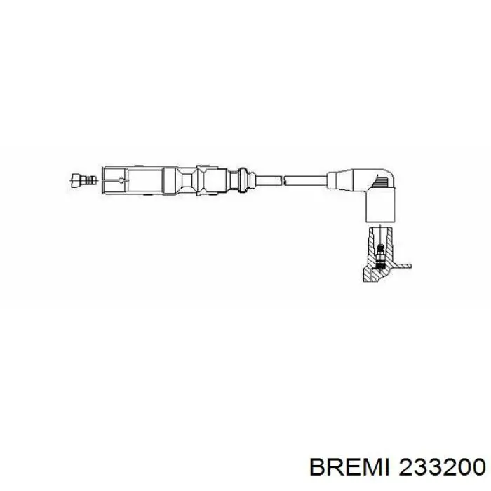 233200 Bremi Провода высоковольтные