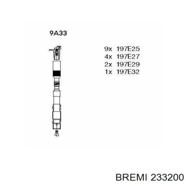 Провода зажигания Bremi 233200 цена, от 53.44 USD
