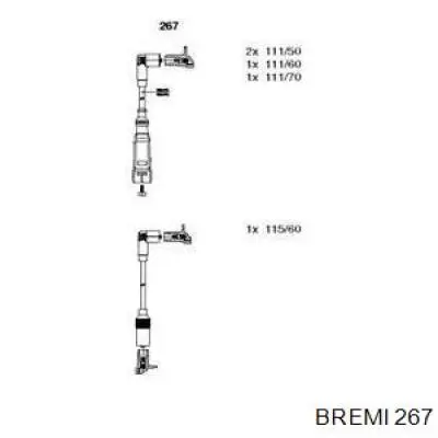 267 Bremi высоковольтные провода