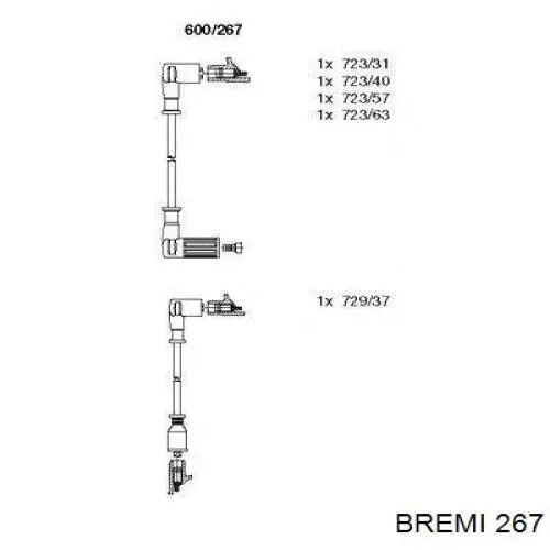 Купить 267 Bremi Провода высокого напряжения