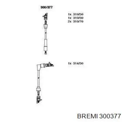 Высоковольтные провода 202506TR6 Hans Pries (Topran)