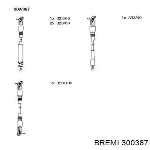 Высоковольтные провода 300387 Bremi