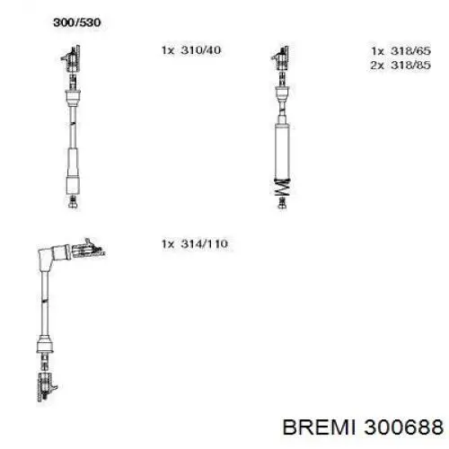 Бронепровода Bremi 300688