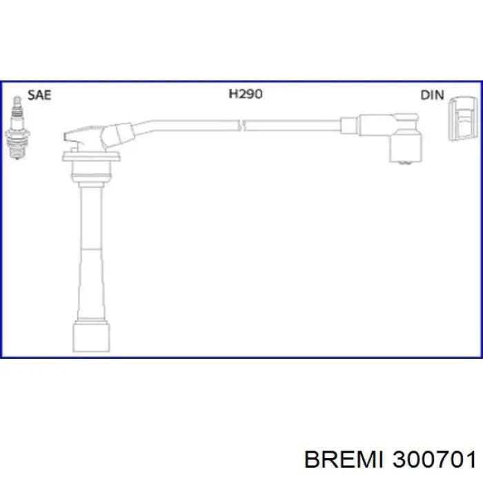 Бронепровода Bremi 300701