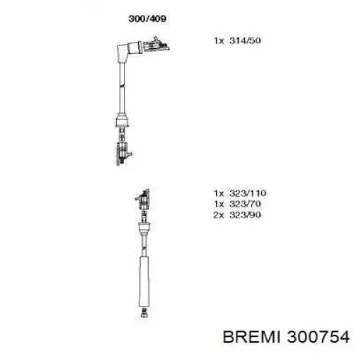 Провода зажигания Bremi 300754 цена, от 22.41 USD