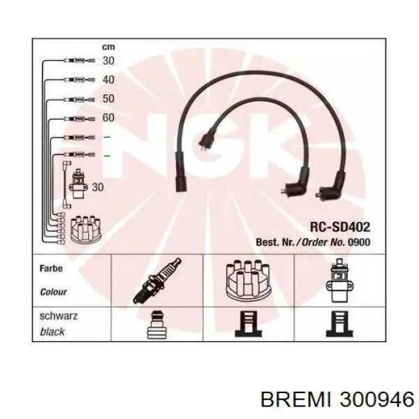 LS113190 Champion Провода высоковольтные