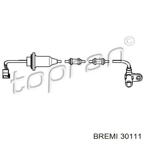 Датчик массового расхода воздуха Bremi 30111 цена, от 75.64 USD