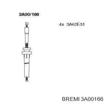 3A00166 Bremi высоковольтные провода