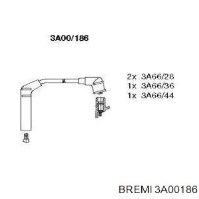 Высоковольтные провода 3A00186 Bremi