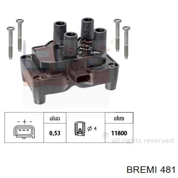 Провода зажигания Bremi 481 цена, от 25.71 USD