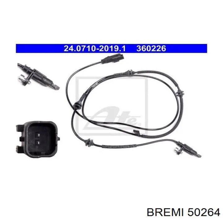 Датчик ABS передний Bremi 50264