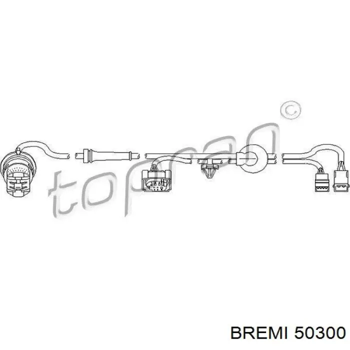 Датчик ABS задний левый Bremi 50300