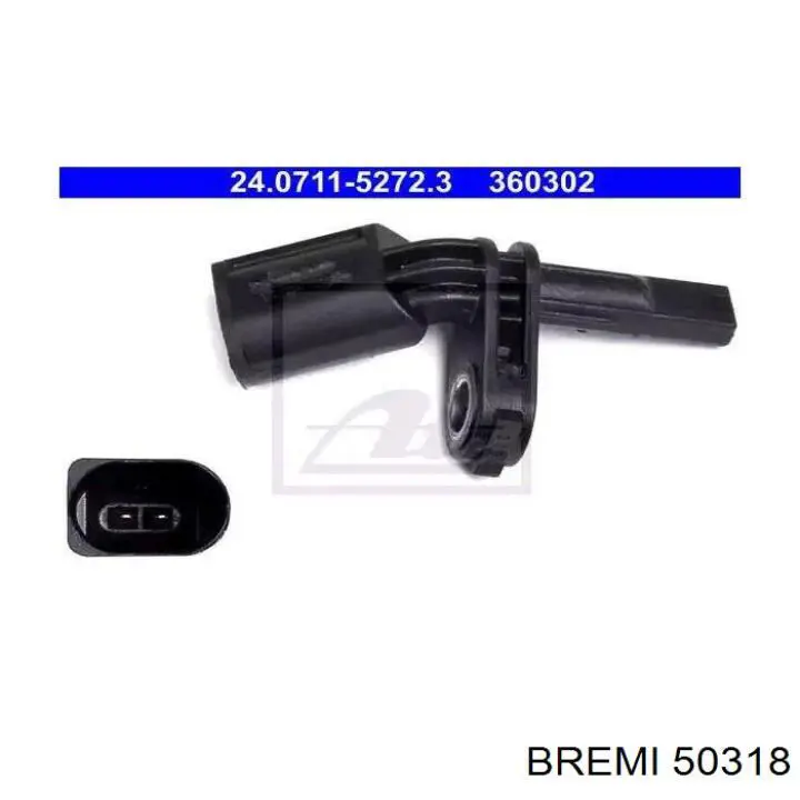 Передний правый датчик АБС Bremi 50318