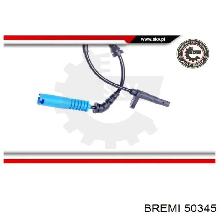 Купить 50345 Bremi Датчик АБС задний