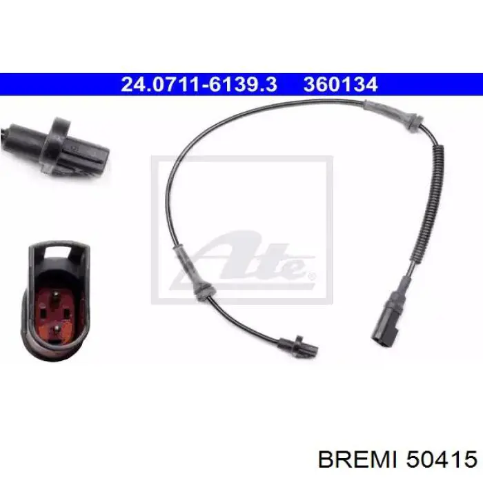 Датчик АБС задний 50415 Bremi