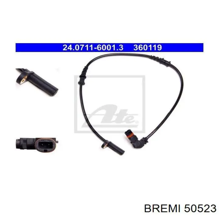 Купить 50523 Bremi Датчик АБС (ABS) передний