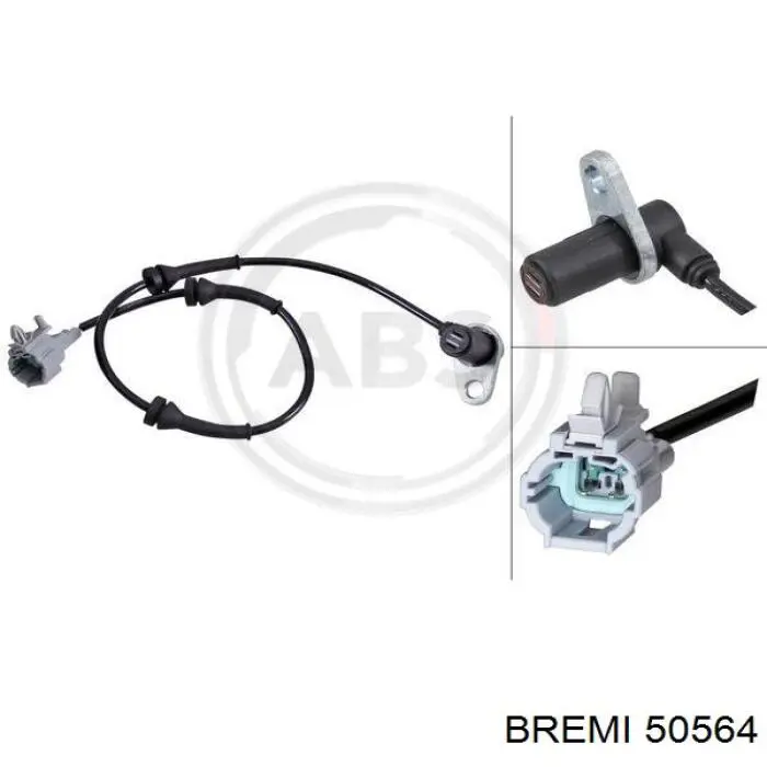 Купить 50564 Bremi Датчик АБС задний правый