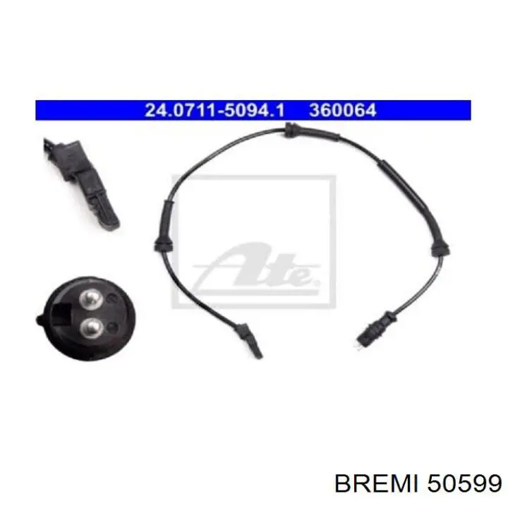 Купить 50599 Bremi Датчик АБС (ABS) передний