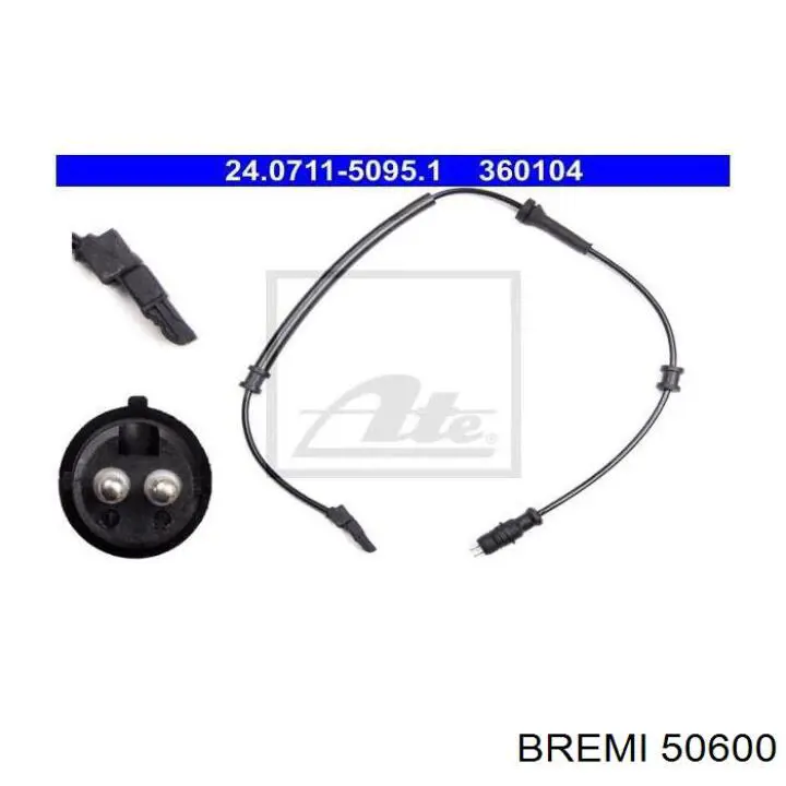 Датчик АБС (ABS) задний Bremi 50600 цена, от 26.55 USD