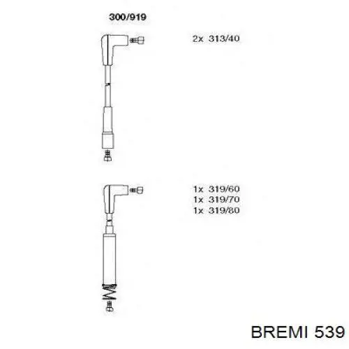 Купить 539 Bremi Провода высокого напряжения