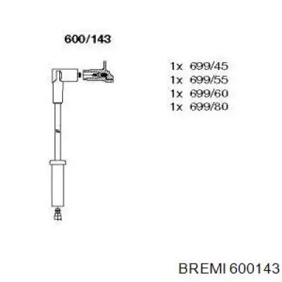 600-143 Bremi высоковольтные провода